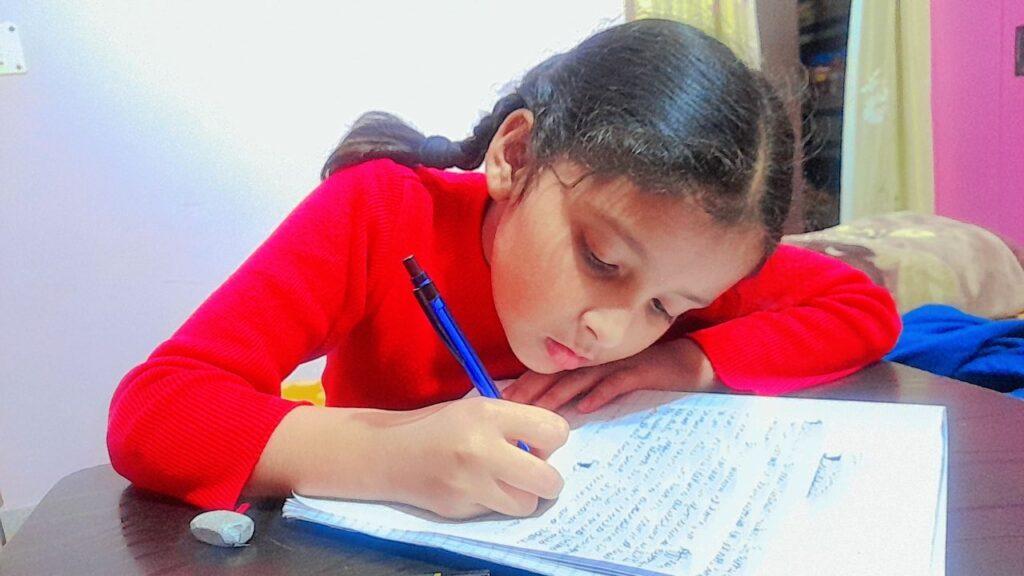 Navodaya Coaching is preparing Bhavya for Jawahar Navodaya Entrance Exam